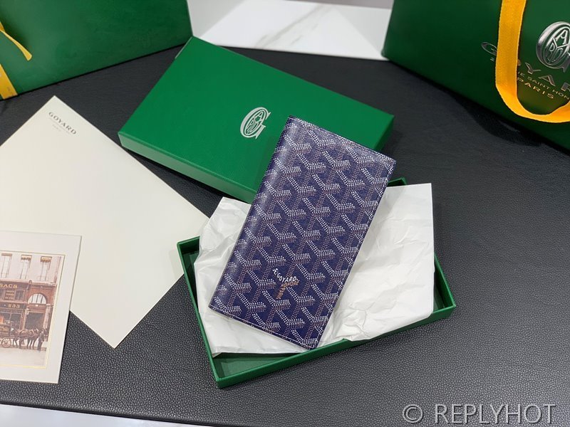 고야드 생랑베르 지갑 네이비