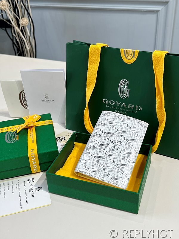 고야드 생피에르 카드 홀더 화이트 [매장가 116만원대]