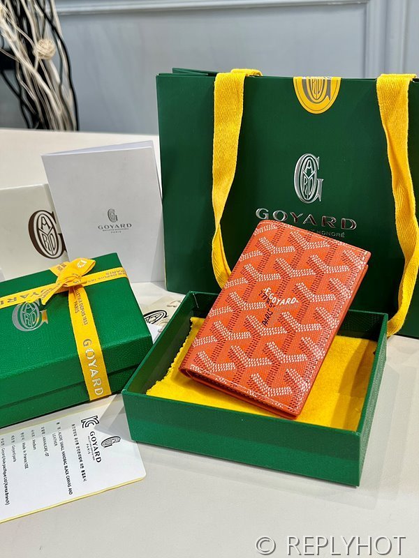 고야드 생피에르 카드 홀더 오렌지 [매장가 116만원대]