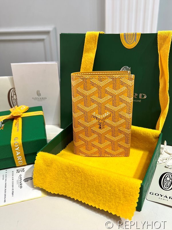 고야드 생피에르 카드 홀더 옐로우 [매장가 116만원대]