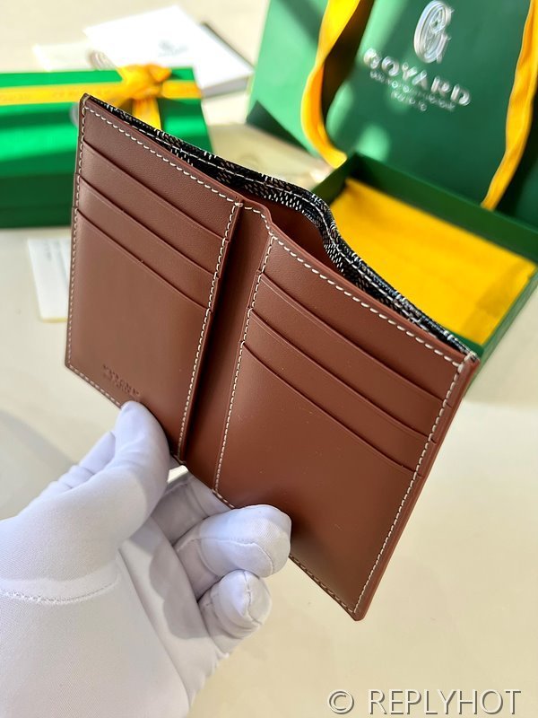 고야드 생피에르 카드 홀더 블랙&탄 [매장가 116만원대]