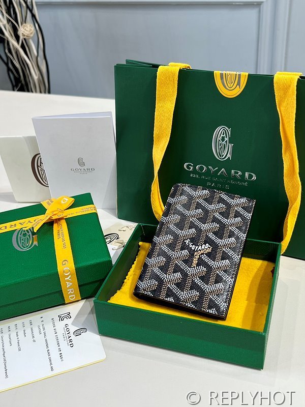 고야드 생피에르 카드 홀더 블랙 [매장가 116만원대]