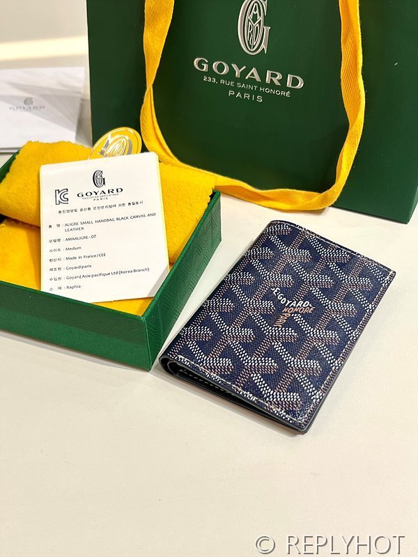 고야드 생피에르 카드 홀더 네이비 [매장가 116만원대]