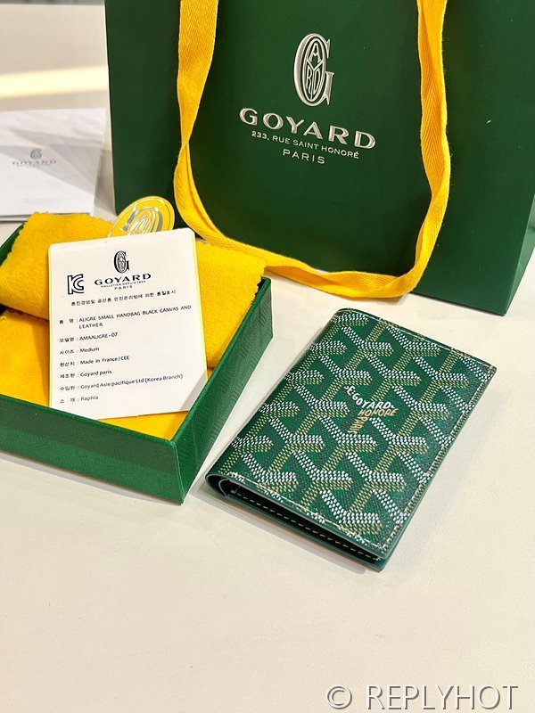 고야드 생피에르 카드 홀더 그린 [매장가 116만원대]