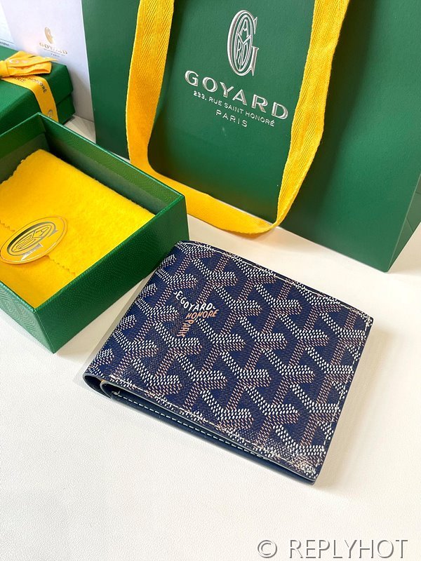 고야드 빅투아르 지갑 PM 네이비