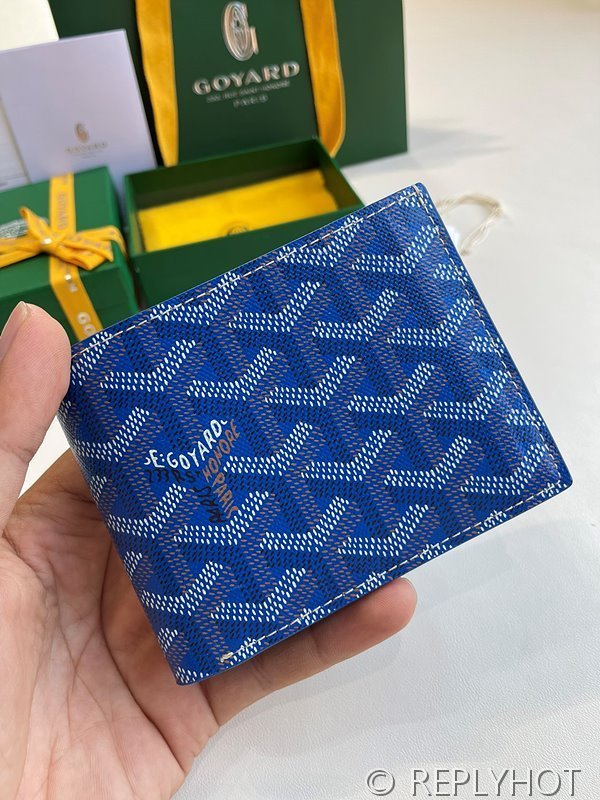 고야드 빅투아르 지갑 PM 스카이블루