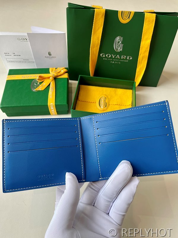 고야드 빅투아르 지갑 PM 스카이블루