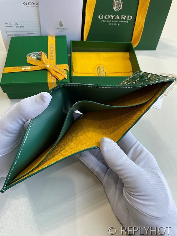 고야드 빅투아르 지갑 PM 그린