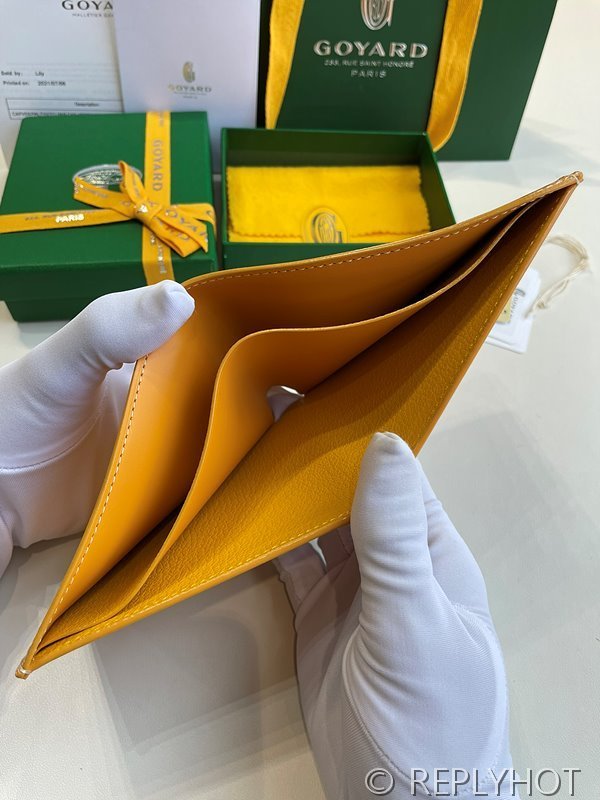 고야드 빅투아르 지갑 PM 옐로우