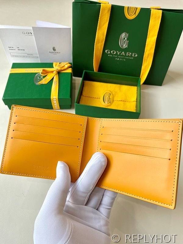 고야드 빅투아르 지갑 PM 옐로우