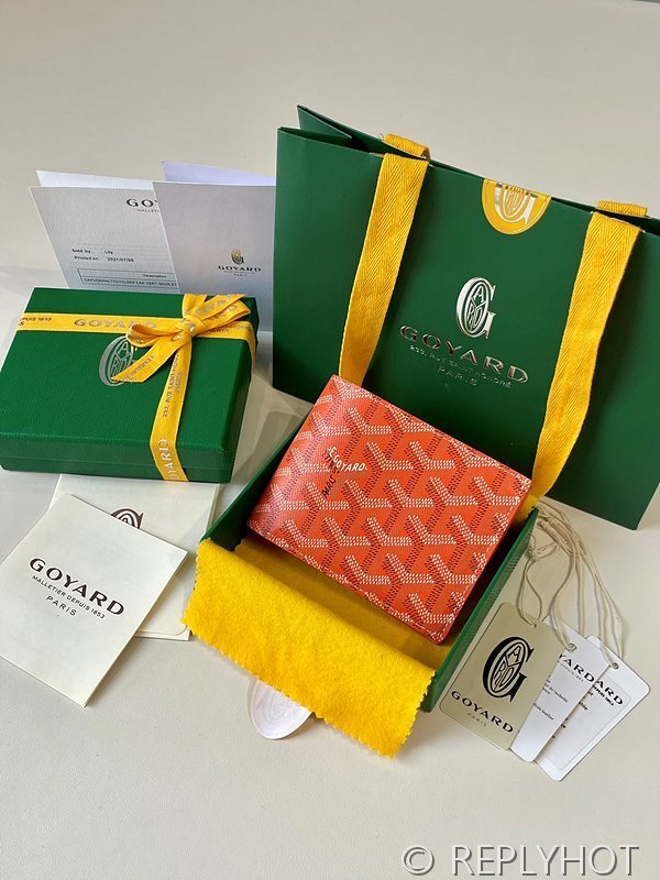 고야드 빅투아르 지갑 PM 오렌지