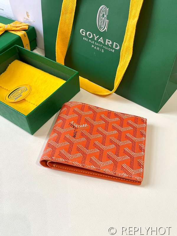 고야드 빅투아르 지갑 PM 오렌지