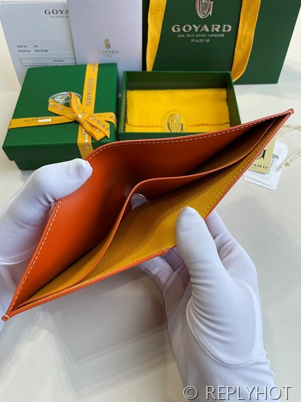 고야드 빅투아르 지갑 PM 오렌지