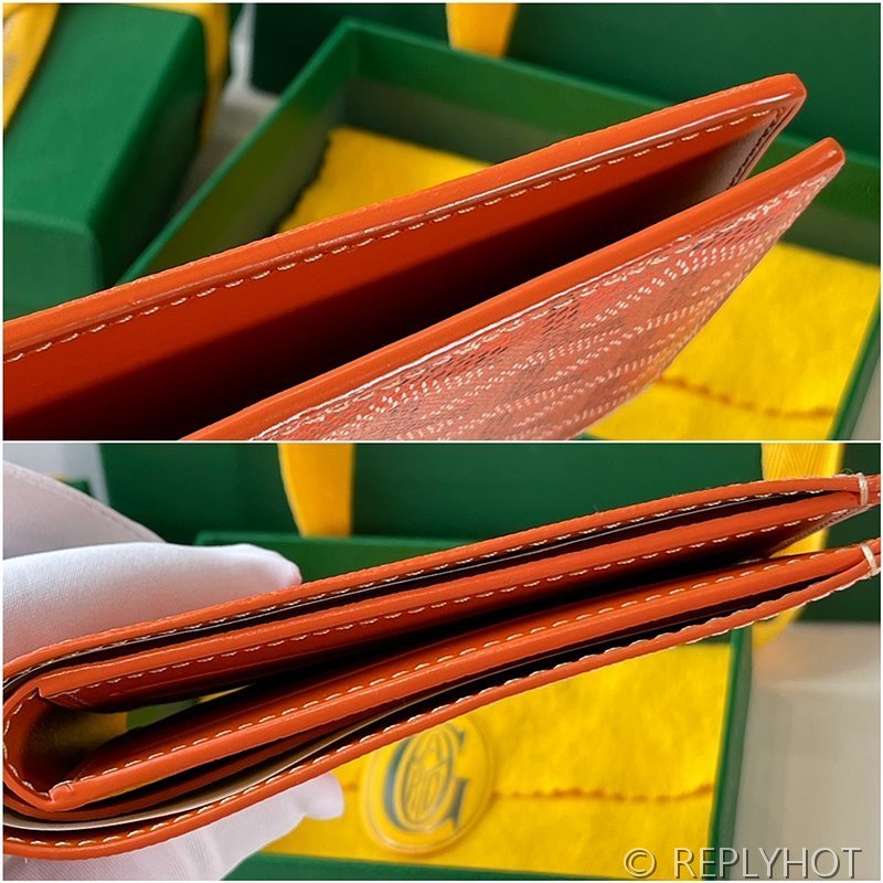 고야드 빅투아르 지갑 PM 오렌지