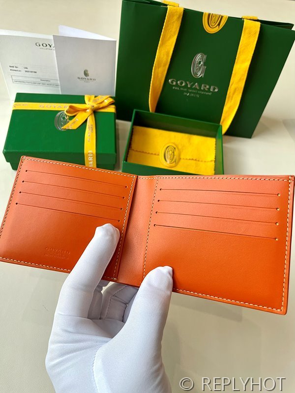 고야드 빅투아르 지갑 PM 오렌지