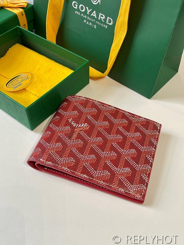 고야드 빅투아르 지갑 PM 레드