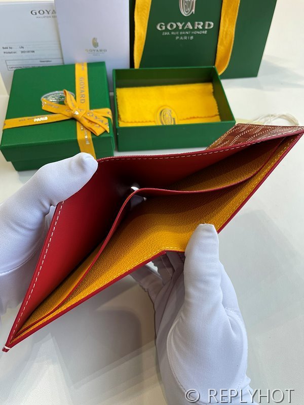 고야드 빅투아르 지갑 PM 레드