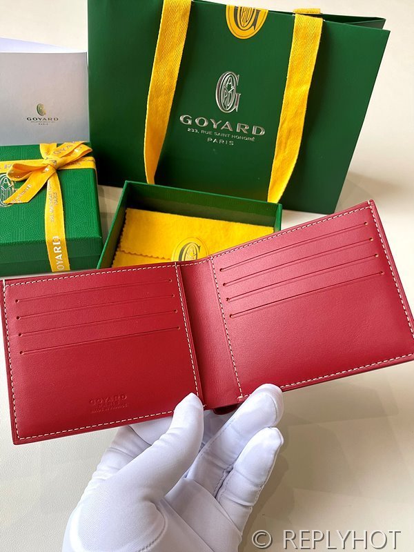 고야드 빅투아르 지갑 PM 레드