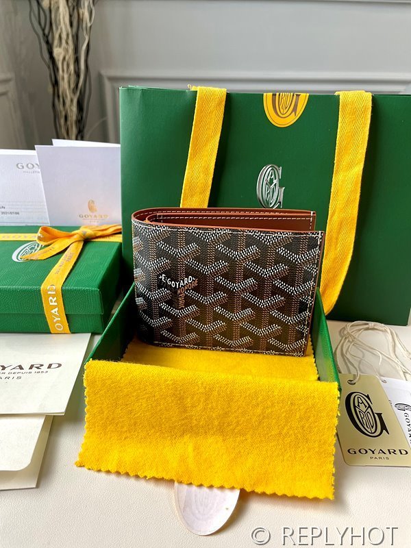 고야드 빅투아르 지갑 PM 블랙탄블랙