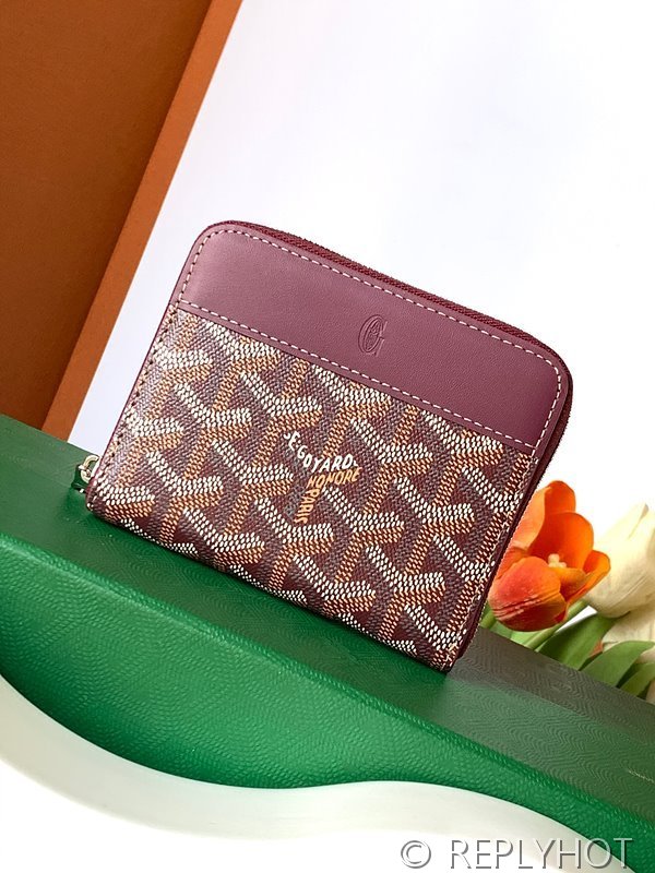 고야드 마티뇽 지갑 PM 버건디