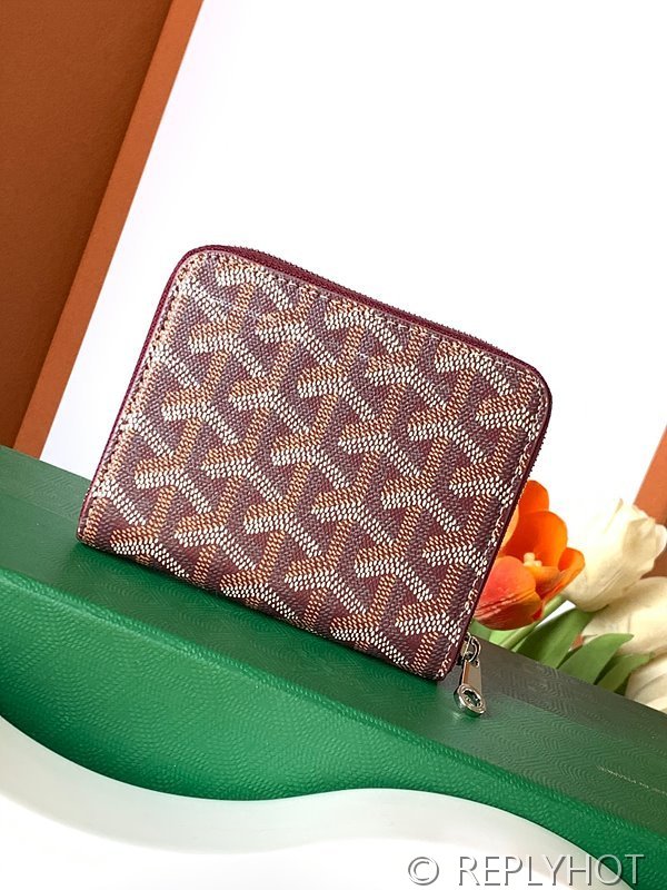 고야드 마티뇽 지갑 PM 버건디