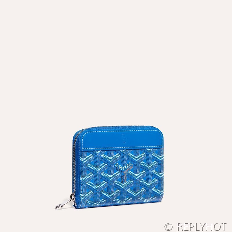 고야드 마티뇽 지갑 PM 스카이블루