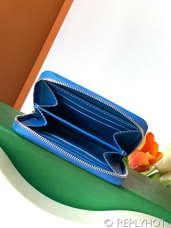 고야드 마티뇽 지갑 PM 스카이블루