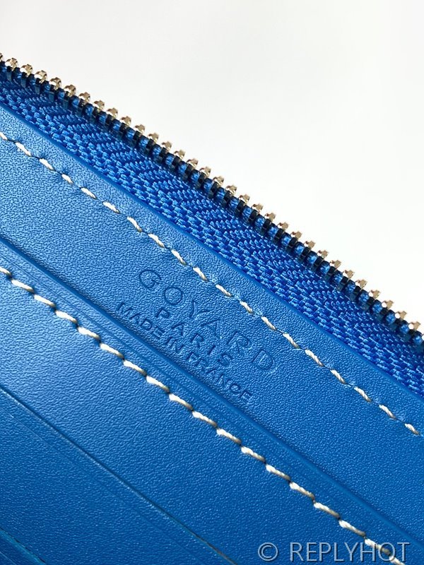 고야드 마티뇽 지갑 PM 스카이블루