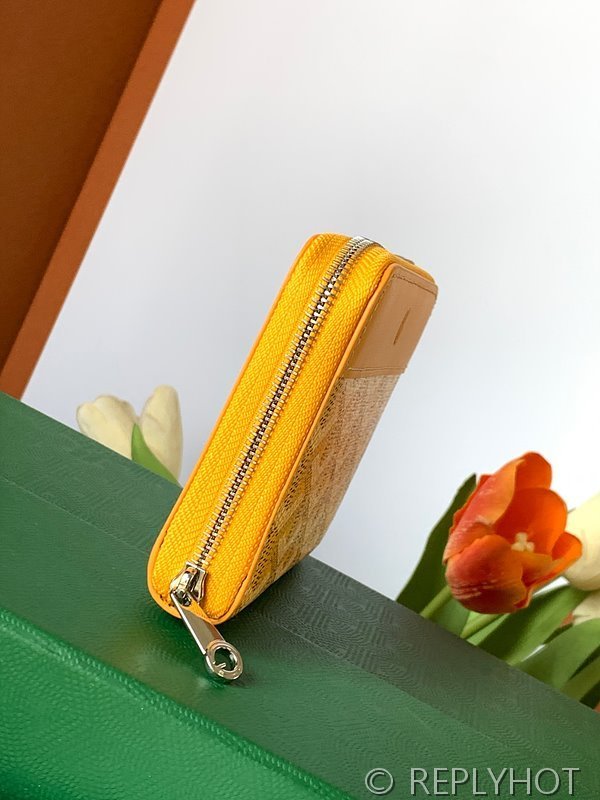 고야드 마티뇽 지갑 PM 옐로우