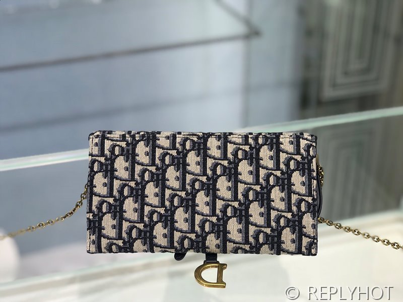 디올 SADDLE 체인 장지갑 새들백 [매장가 220만원대]