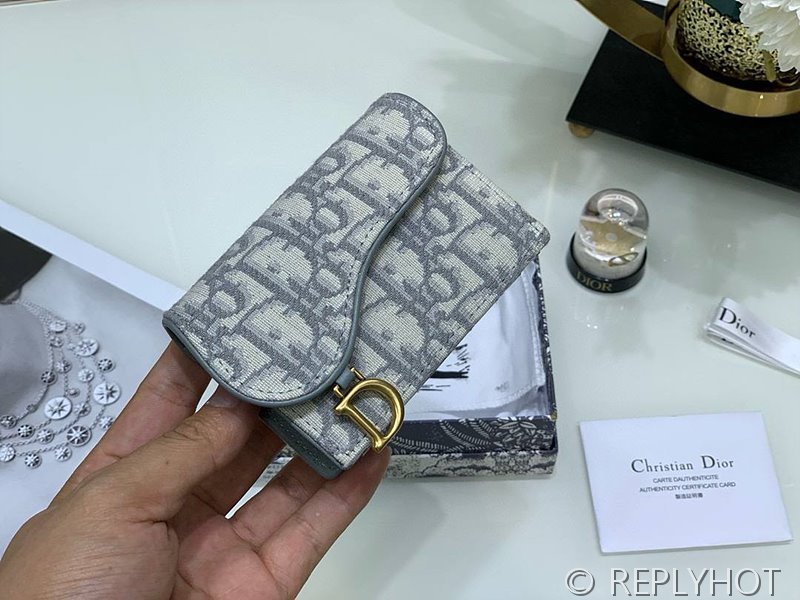 디올 Saddle Bloom 카드 지갑 [매장가 64만원대]