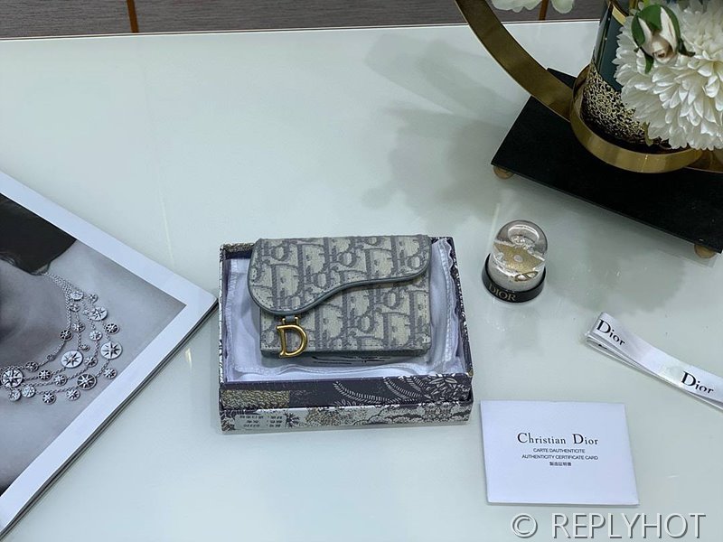 디올 Saddle Bloom 카드 지갑 [매장가 64만원대]