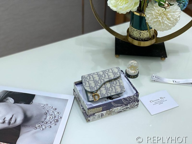 디올 Saddle Bloom 카드 지갑 [매장가 64만원대]