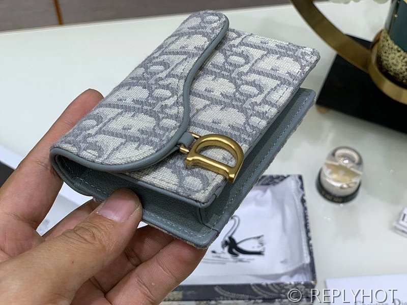 디올 Saddle Bloom 카드 지갑 [매장가 64만원대]