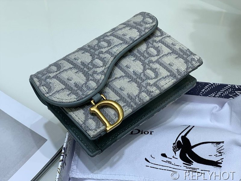 디올 Saddle Bloom 카드 지갑 [매장가 64만원대]