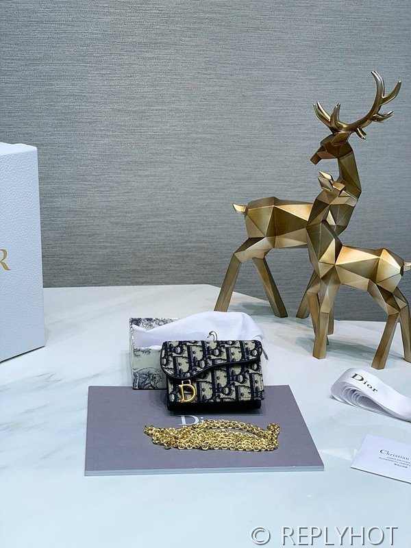 디올 Saddle Bloom 카드 지갑 [매장가 64만원대]