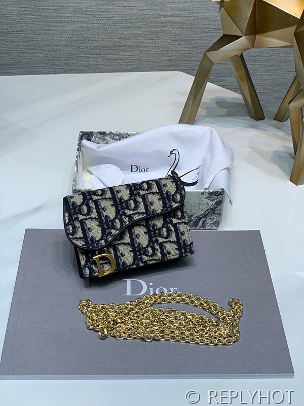 디올 Saddle Bloom 카드 지갑 [매장가 64만원대]