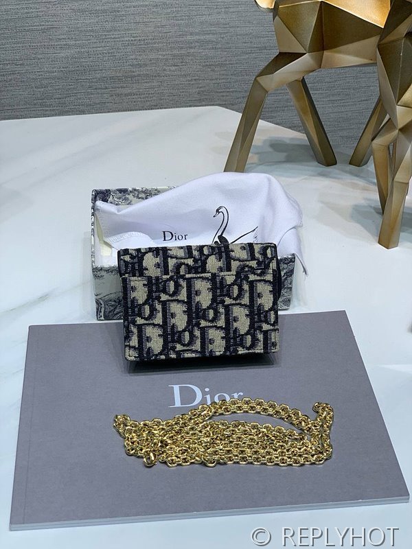 디올 Saddle Bloom 카드 지갑 [매장가 64만원대]