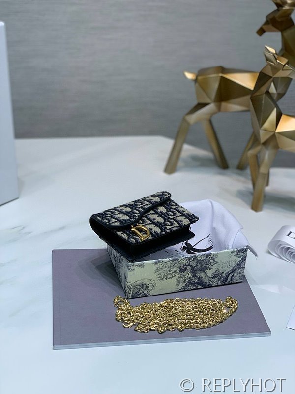 디올 Saddle Bloom 카드 지갑 [매장가 64만원대]