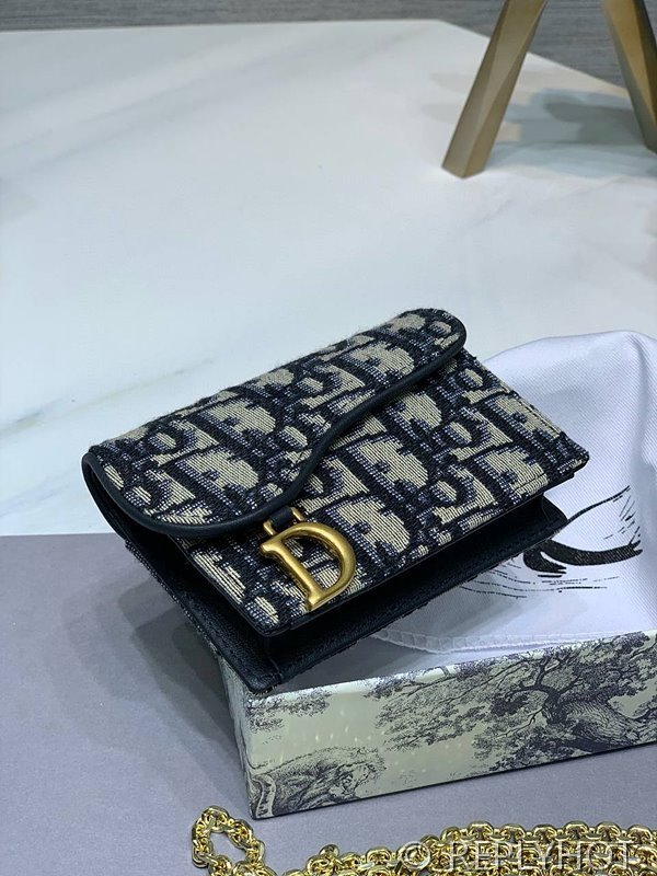 디올 Saddle Bloom 카드 지갑 [매장가 64만원대]