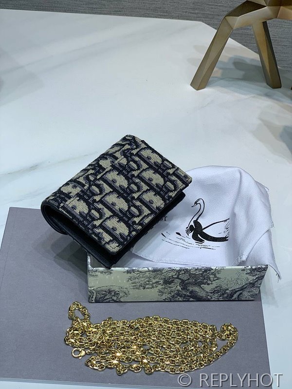 디올 Saddle Bloom 카드 지갑 [매장가 64만원대]