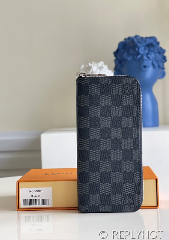 루이비통 지피 월릿 버티컬 다미에 그라파이트 캔버스 [매장가 100만원대]