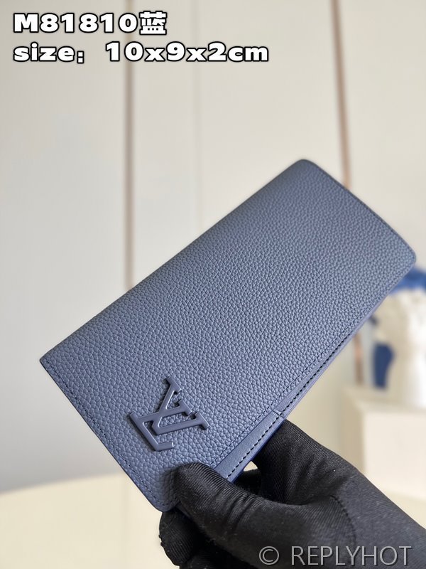 루이비통 브라짜 월릿 네이비 [매장가 130만원대]