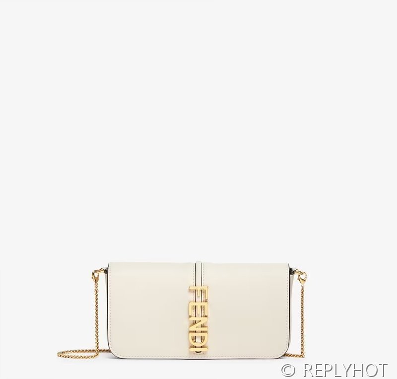 펜디그라피 체인 지갑 화이트 [매장가 210만원대]