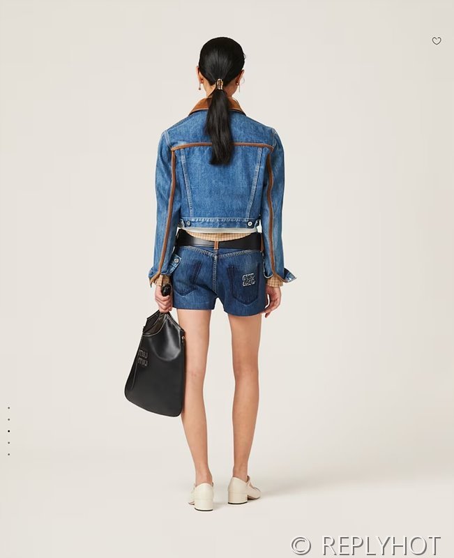 미우미우 데님 블루종 재킷 [매장가 550만원대]