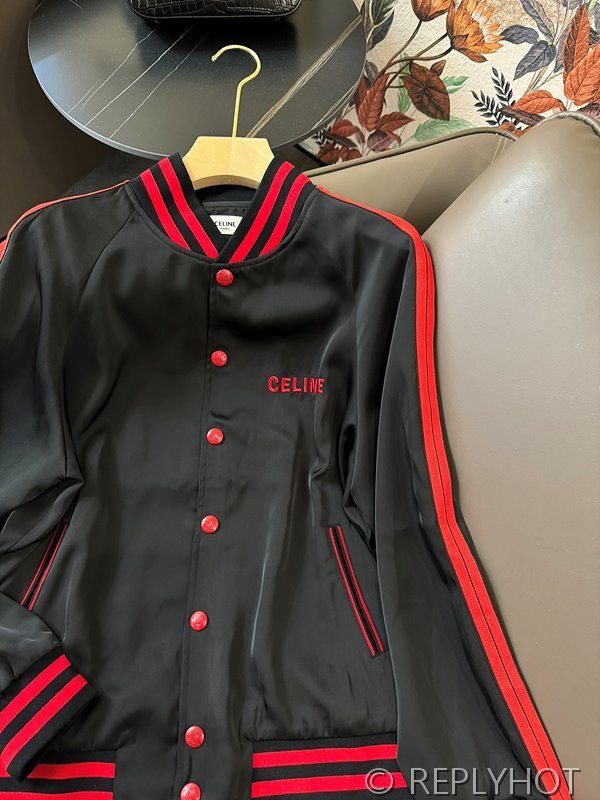 셀린느 콘트라스트 야구자켓