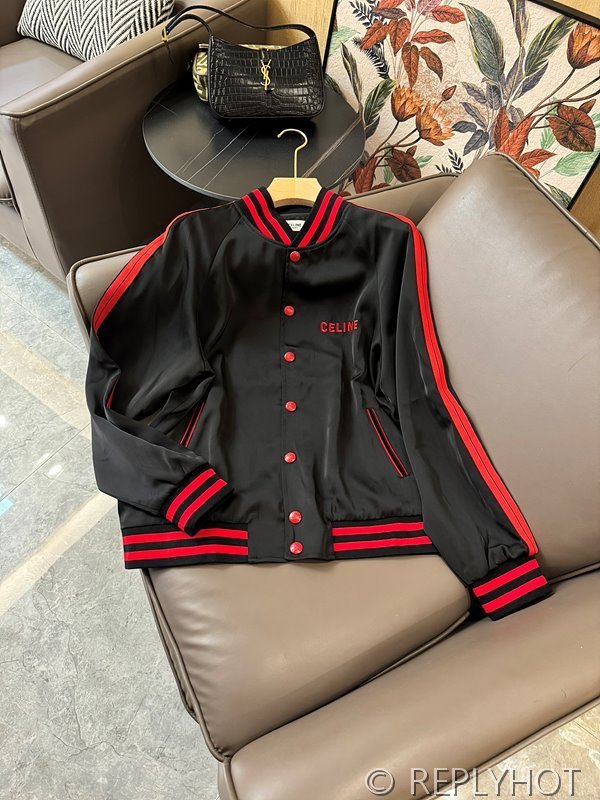 셀린느 콘트라스트 야구자켓