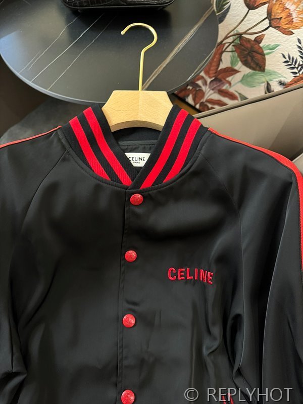 셀린느 콘트라스트 야구자켓