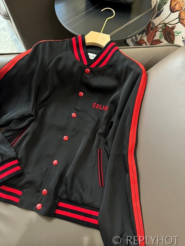 셀린느 콘트라스트 야구자켓