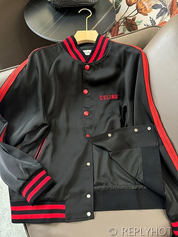 셀린느 콘트라스트 야구자켓